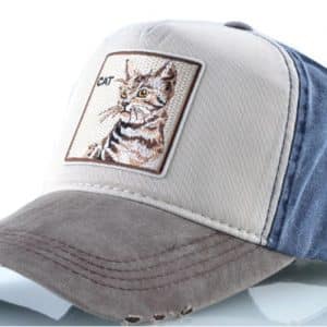 קולקצית כובעי החיות ריקמת חתול