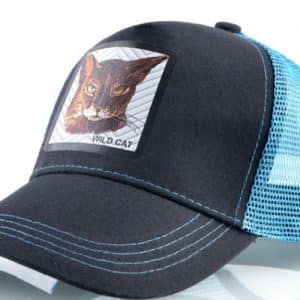 קולקצית כובעי החיות - כובע הנמר בצבע תכלת
