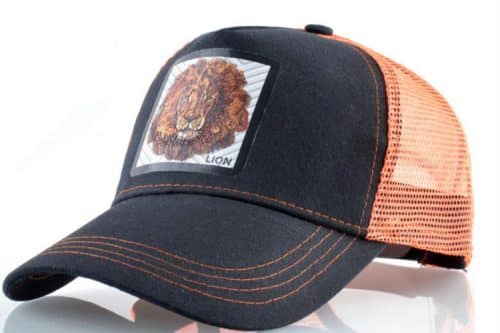 כובע החיות אריה בצבע כתום