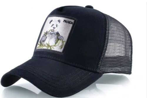 כובע דוב פנדה שחור